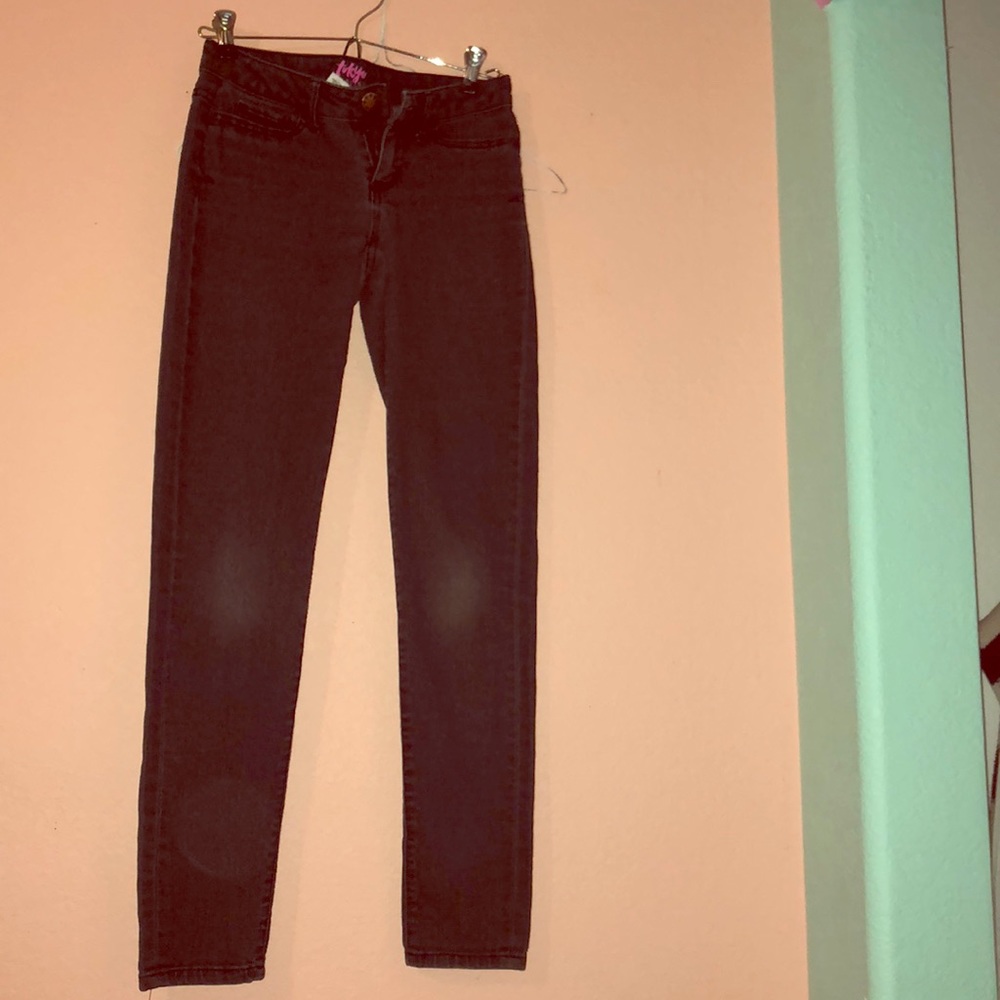 dark distressed wash jeans